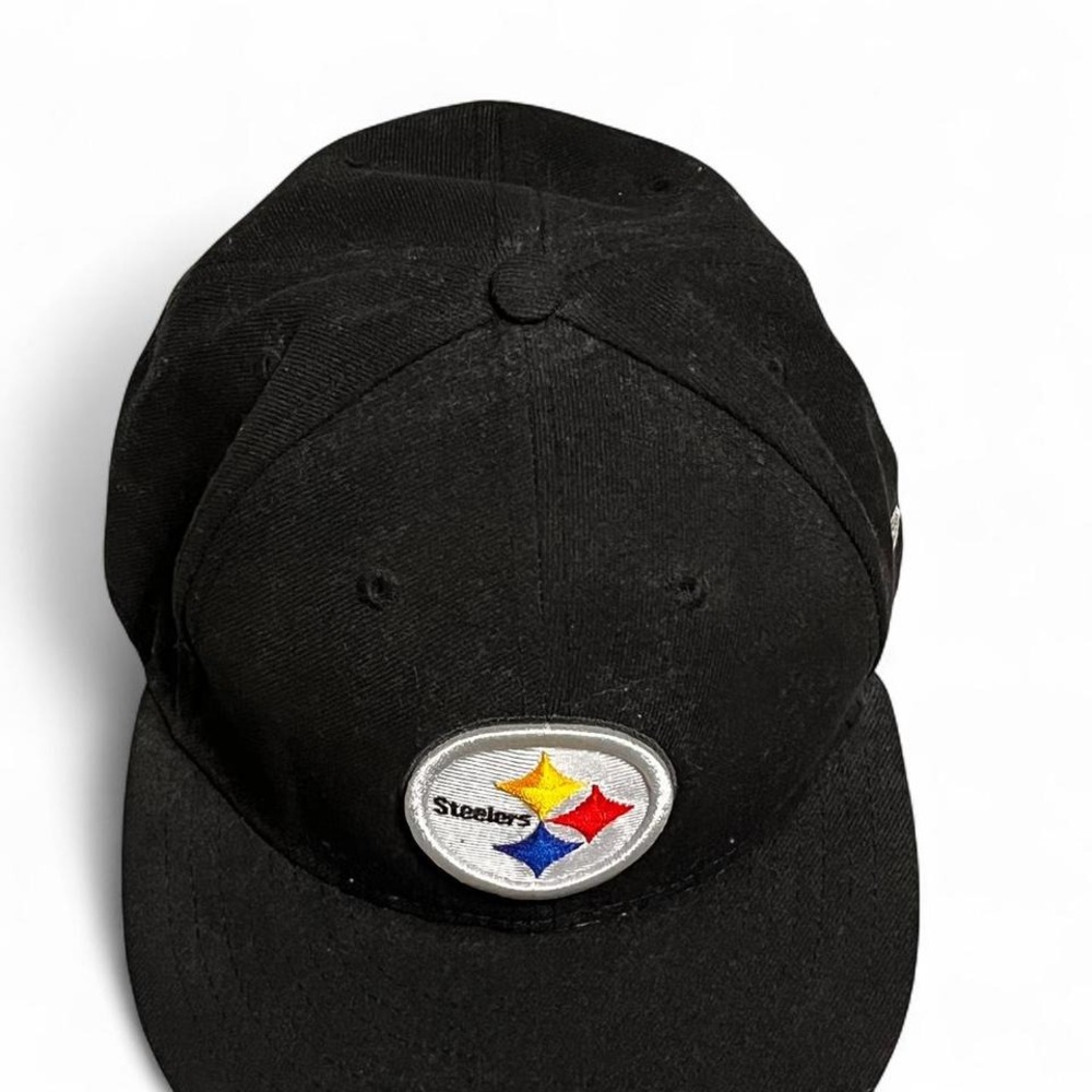 Pittsburgh Steelers New Era 59FIFTY Fitted Hat – Black - Picture 2 of 7